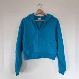 Aritzia TNA Boyfriend Boxy Zip Sweater